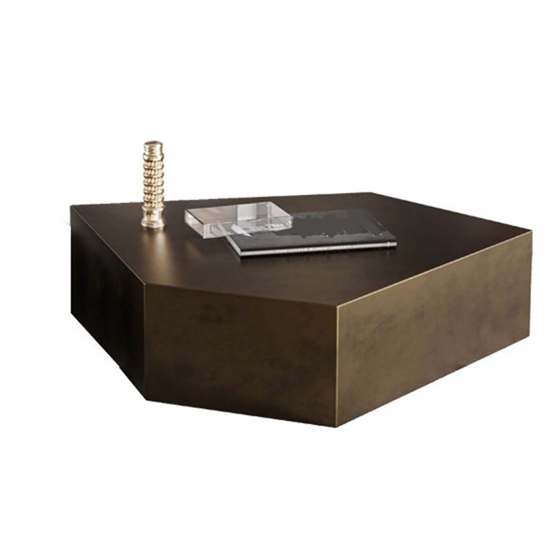 Modern Grey/brown Stainless Steel Coffee Table for Living Room Cocktail Table