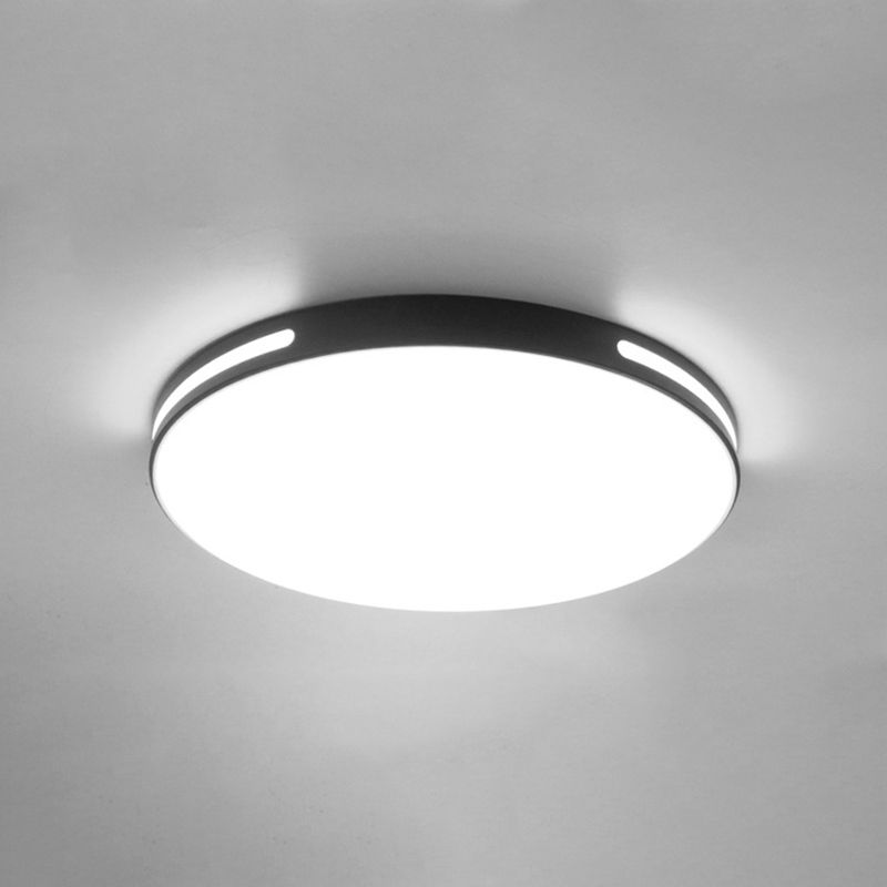 1-Light Geometric Shade Flush Mount Modern Simple Style Flush Mount Ceiling Light Fixture