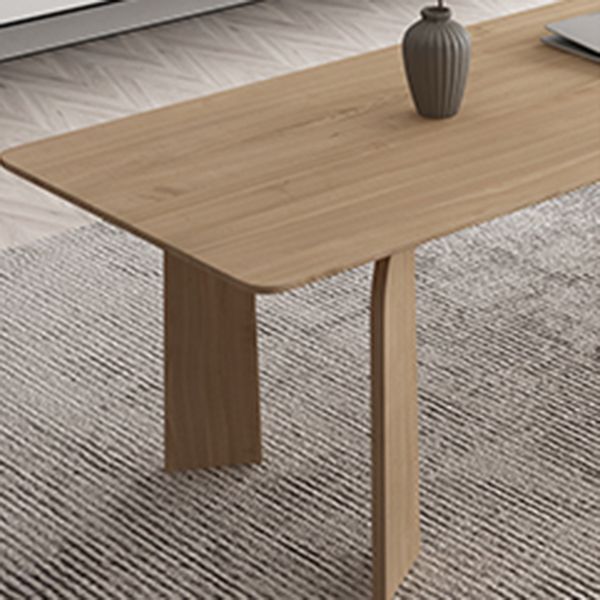 Modern 1/2/6/7 Pieces Dining Set Solid Wood Dining Table with Wooden Chairs