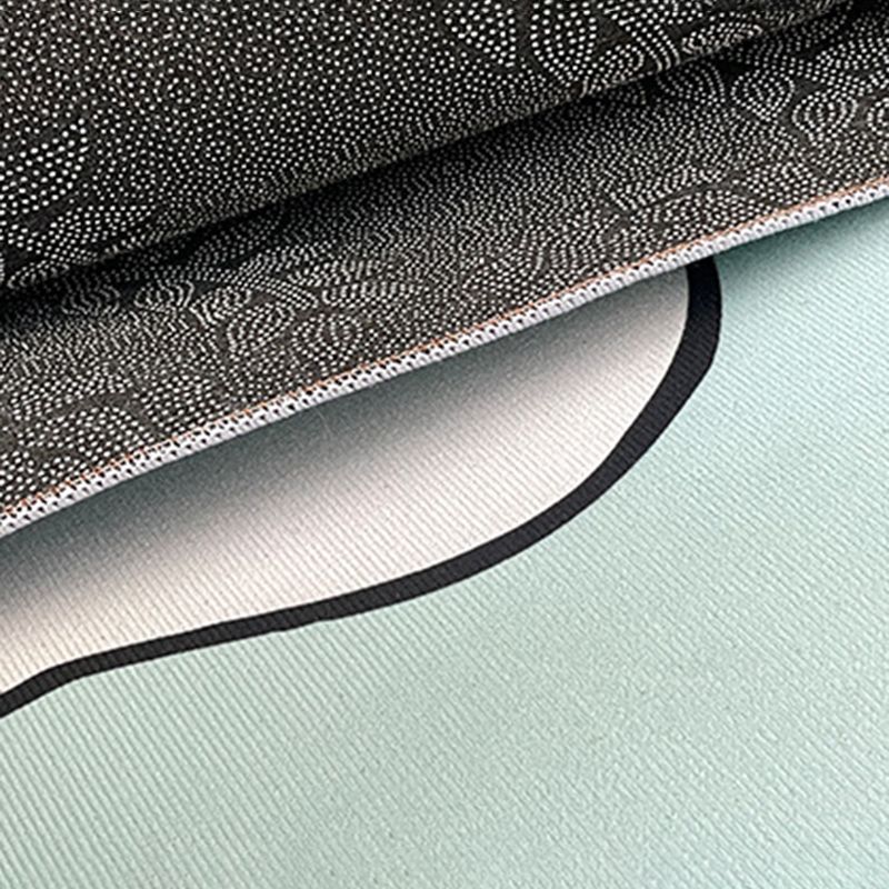 Relaxing Checkered Print Carpet Polyester Area Rug Stain Resistant Indoor Carpet for Living Room