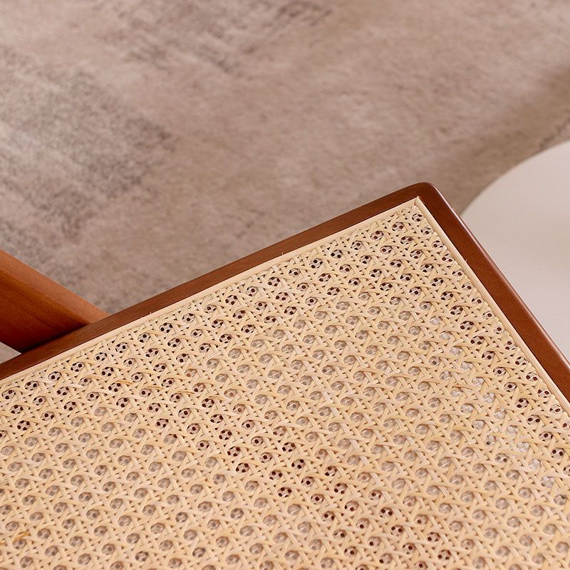 Silla de madera de haya de estilo tradicional, silla de cocina individual con respaldo abierto