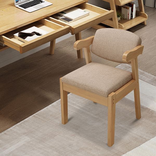 Open Back Arm Chairs Upholstered Dining Chairs for Dining Room