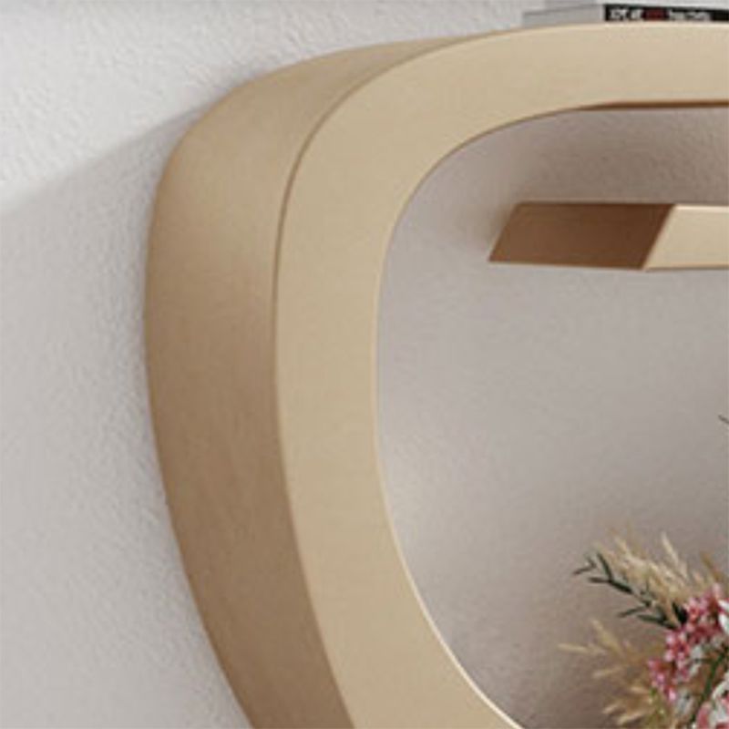 Contemporary Console Accent Table with Steel Bracket for Hall