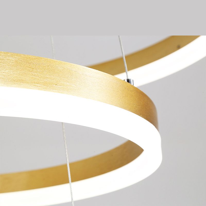 Pendre suspendant à lad la LED de style européen moderne pour salle à manger du salon