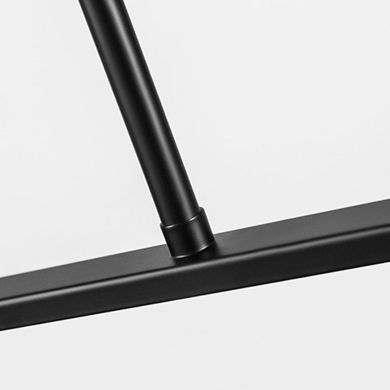 Modern Isola illuminazione cilindro lampadario isola metallo 5 illuminazione dell'isola in oro e nero