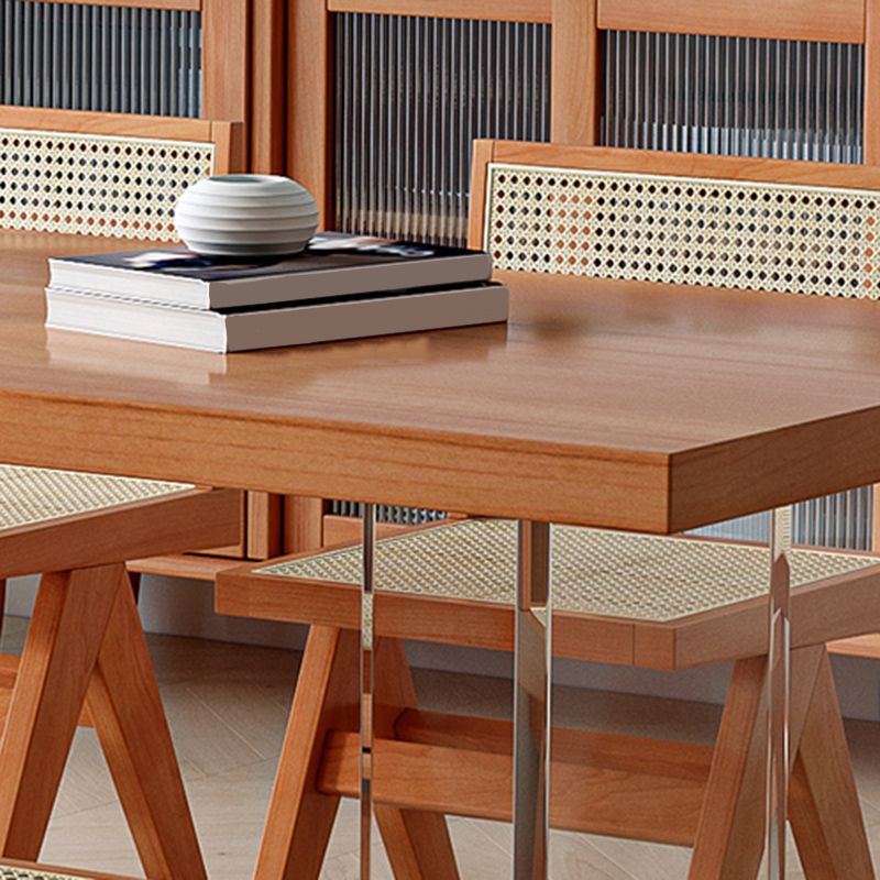 Modern Solid Wood Furniture 1/2/4/5 Pcs Standard Height Dining Room Table Set