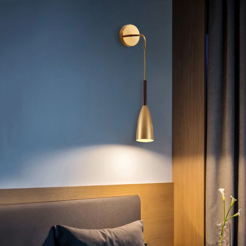 Postmodern Wall Light Golden Frame Wall Sconce Light for Living Room Bedroom