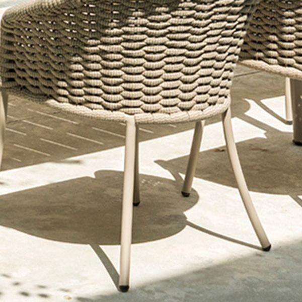 Bohemian Style Metal Base Dining Table Set 1/3/7 Pieces Dining Table Set for Outdoor