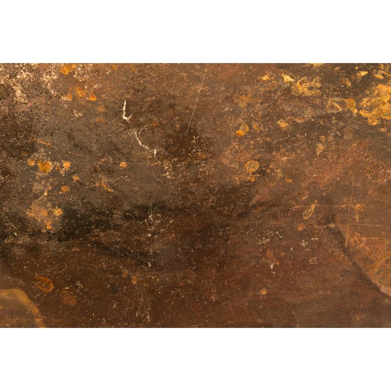 Large Rusty Metal Mural Wallpaper Cyberpunk Nostalgic Abstract Wall Decor in Dark Color