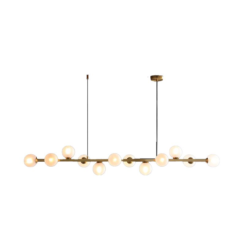 Contemporary Island Light Glass Hanging Light for Dining Room