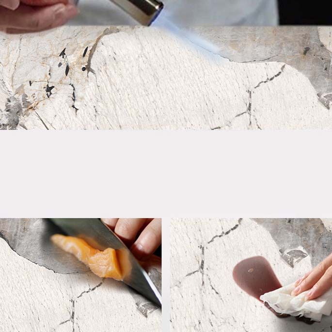 Industrial Style Dining Sintered Stone Table Dining Rectangle Table for Home Use