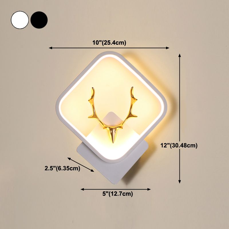Moderner Stil Geometrischer Wandleuchten Metall 1 Lichtwandbeleuchtung