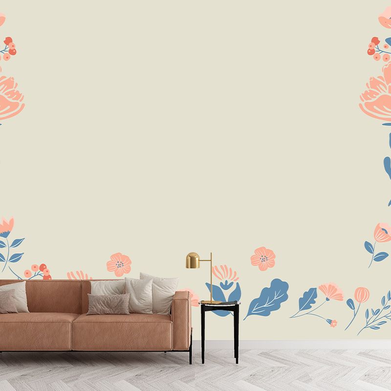 Customized Tropical Plant Mural Eco-friendly Decorative Wallpaper Wall Decor