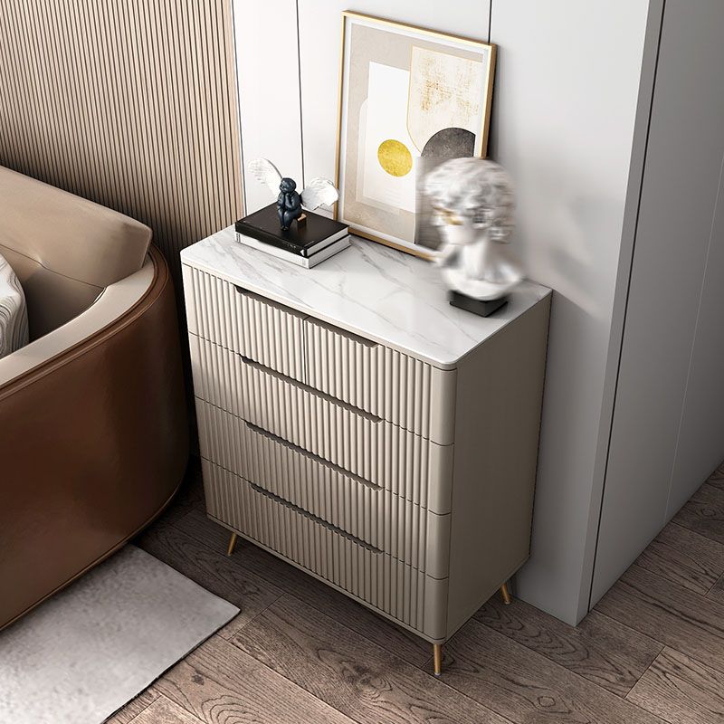 15.75-inch Height Dresser Glam Storage Chest with 4/5 Drawers
