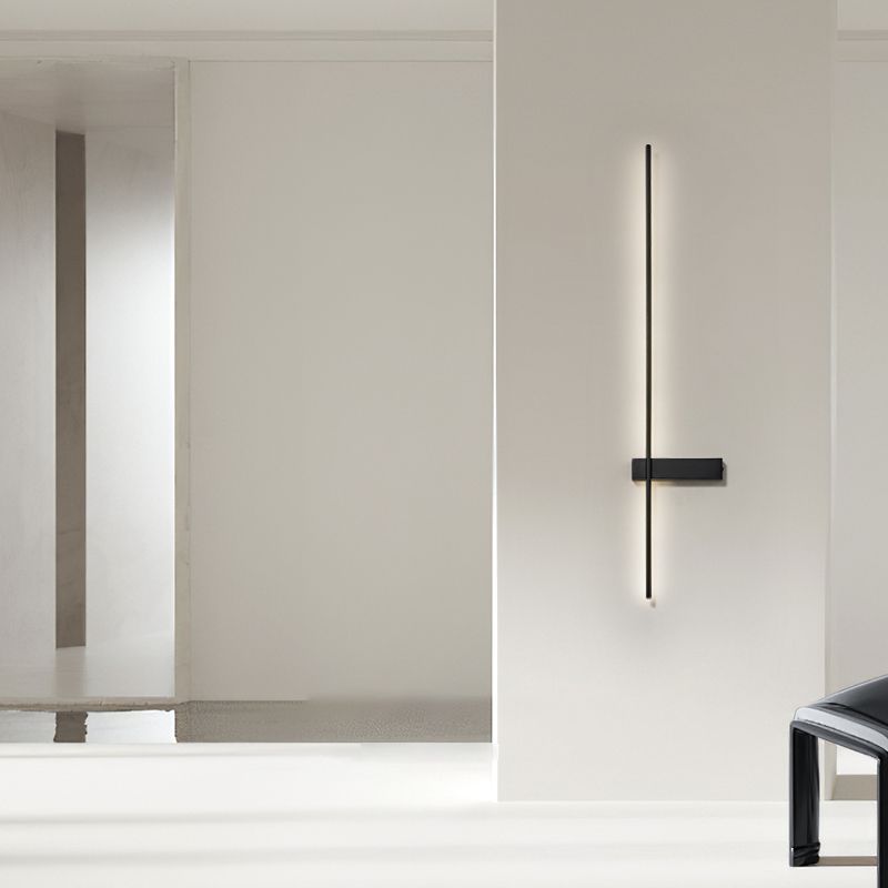 Contemporary Metal Wall Lighting Ideas Black Wall Lamp for Living Room