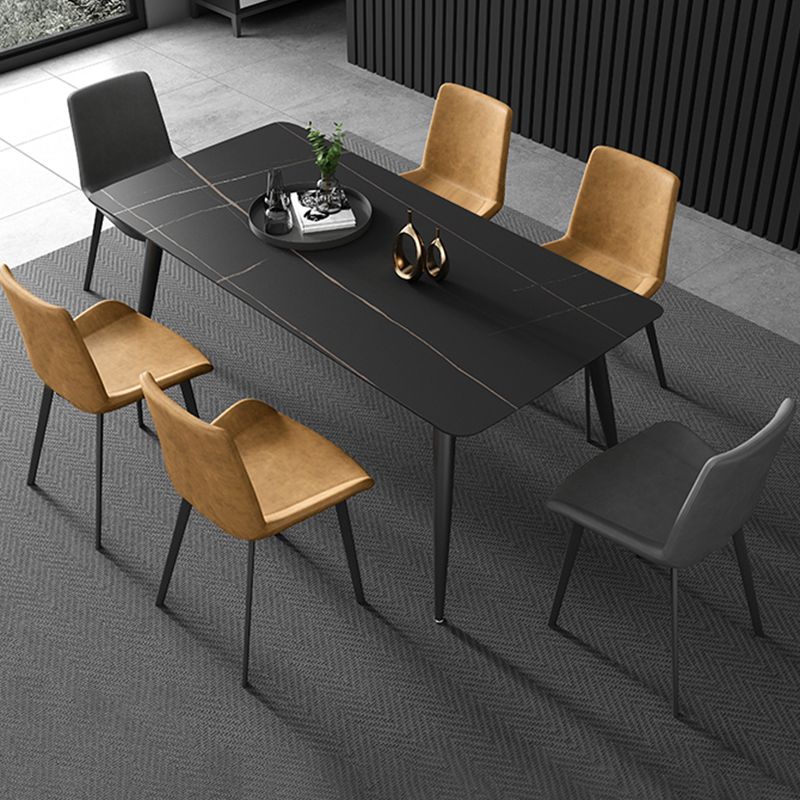 Modern Sintered Stone Dining Table Set 1/2/7 Pieces Home Dining Room Set