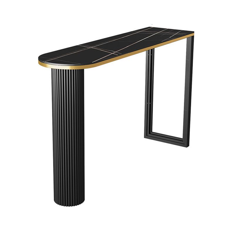 Bar Table Stone Top 42-Zoll-Höhe des industriellen Stils für Küche