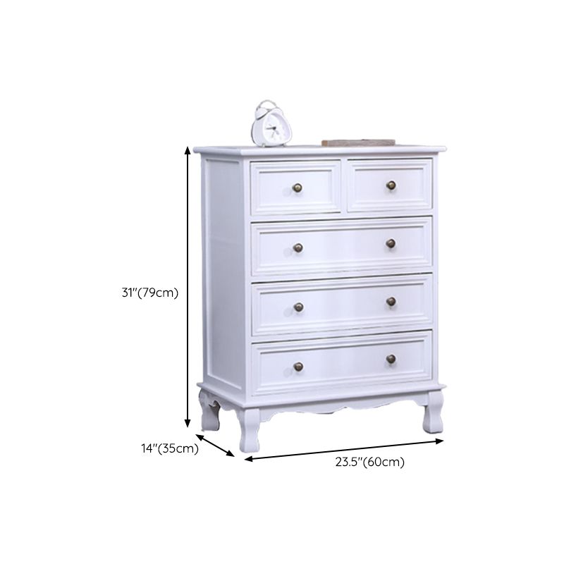 Contemporary Solid Wood Storage Chest Dresser Bedroom Dresser