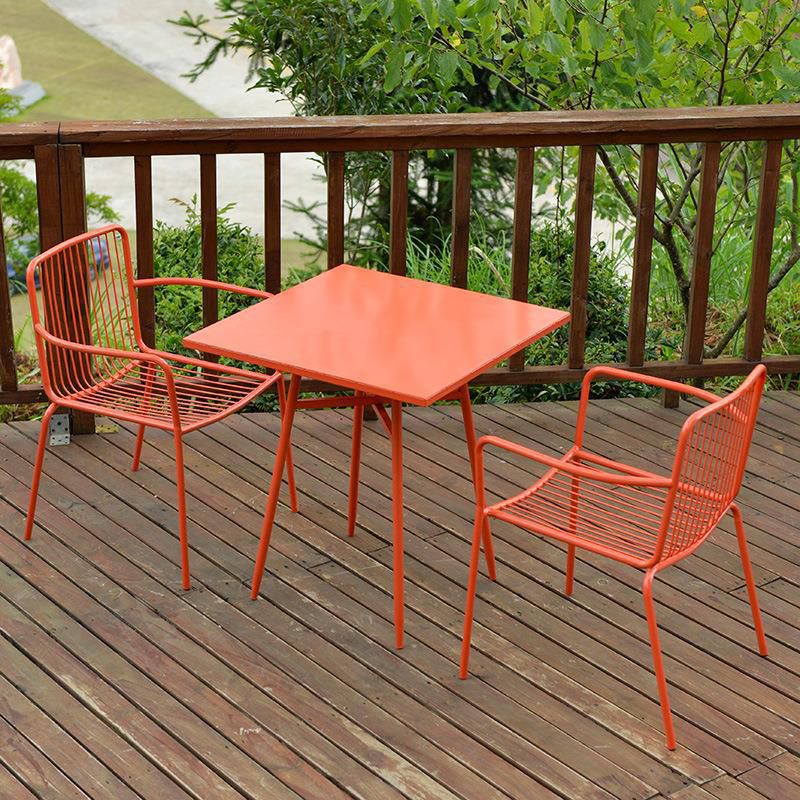 Modern 1/3/4/5 Pieces Bistro Set Metal Dining Bistro Set for Outdoor