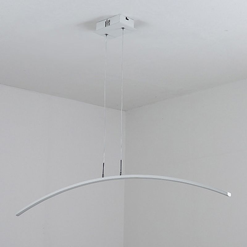Modern Kitchen Island Lighting Black/White LED Ceiling Light for Foyer