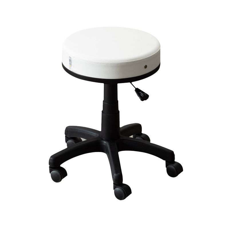 Contemporary Swivel Adjustable Height Bar Stool Indoor Bar Stool with Backless