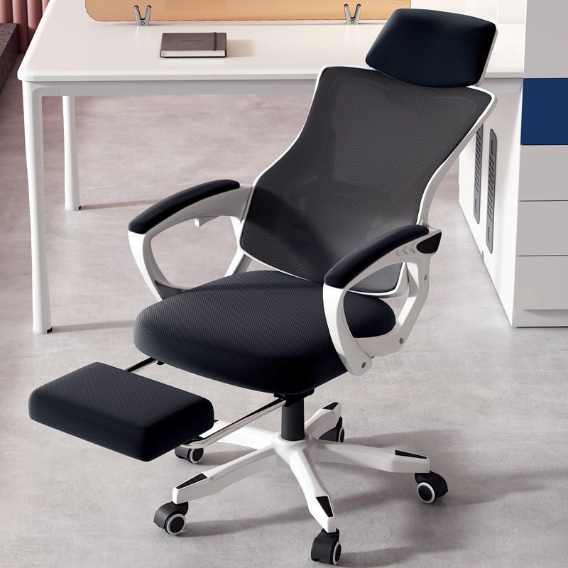 High Back Office Chair with Sponge Seat Adjustable Armrest and Height Office Chair