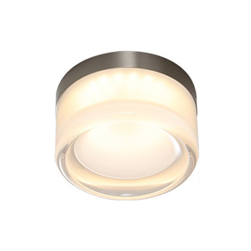 Contemporary Single Silver Wall Mounted Sconce Glass Statement Wall Light