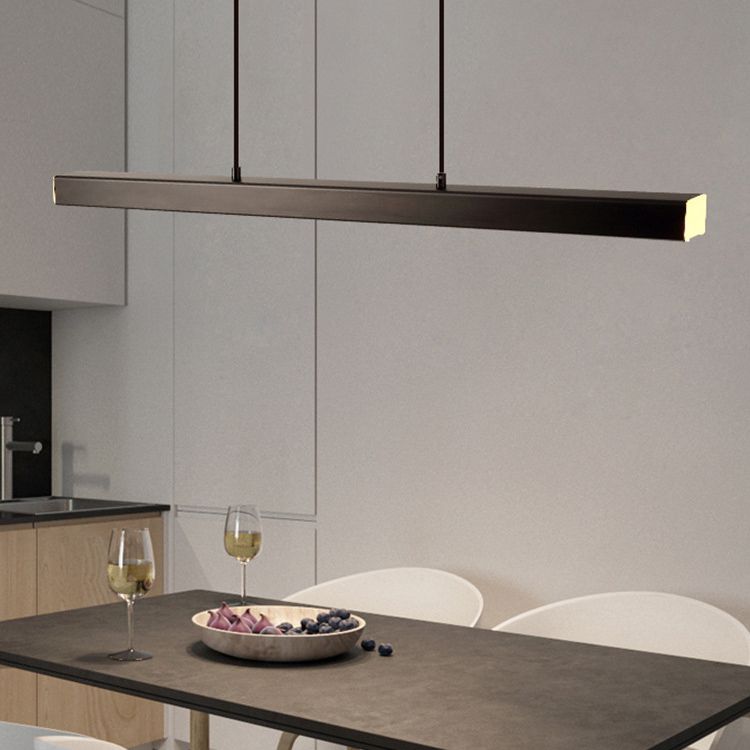 LED HORTING LED MODERNE RECTANGE LED ÉCLAIRAGE DE SIMPLICITÉ DE SIMPLICITÉ POUR BUREAU