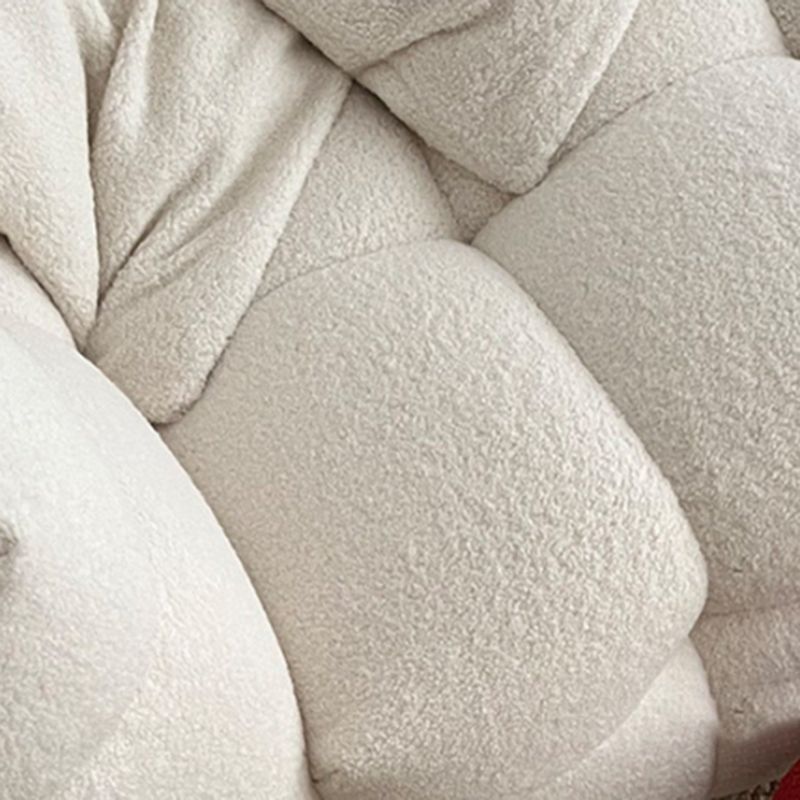 Biscuit Back Tuxedo Arm Sofa Scandinavian 25.6" H Settee with Pillows