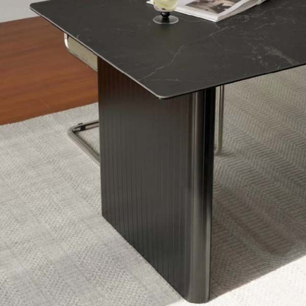 Modern Style Dining Sintered Stone Table Dining Rectangle Table for Home Use