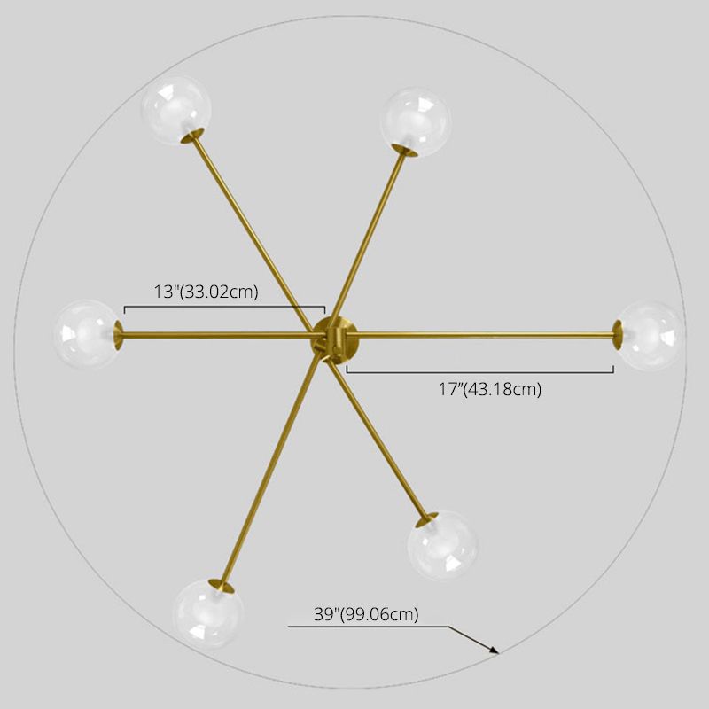 Rotating Linear Metal Island Light Fixture Minimalist Titanium Gold Pendant Light with Ball Milk Glass Shade