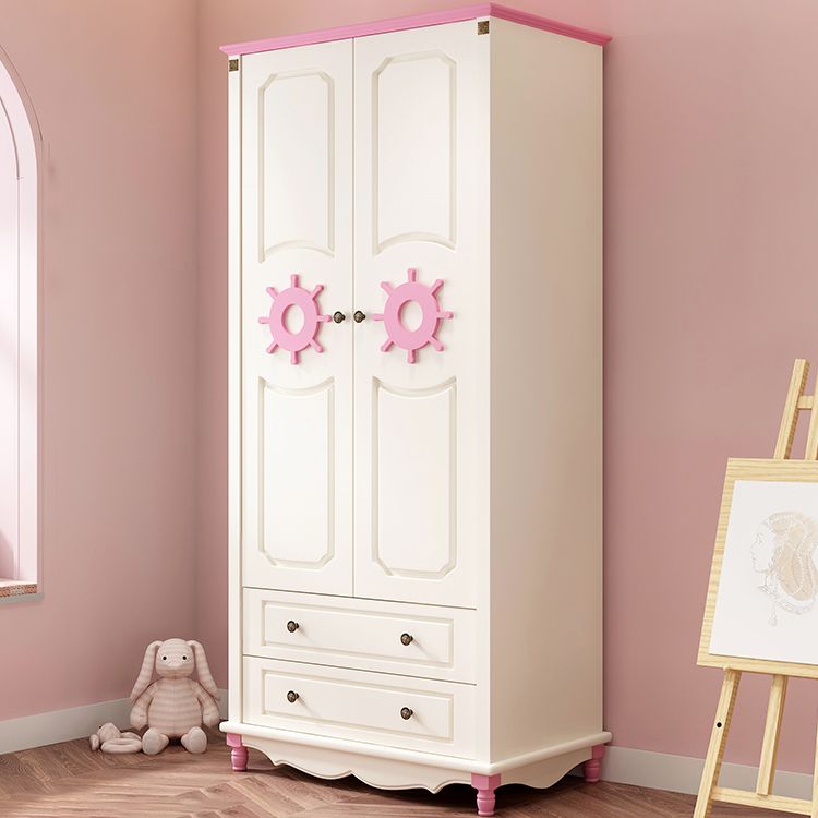 Coastal Cabinet with Hinged Door Manufactured Wood Matte Finish Storage Cabinet