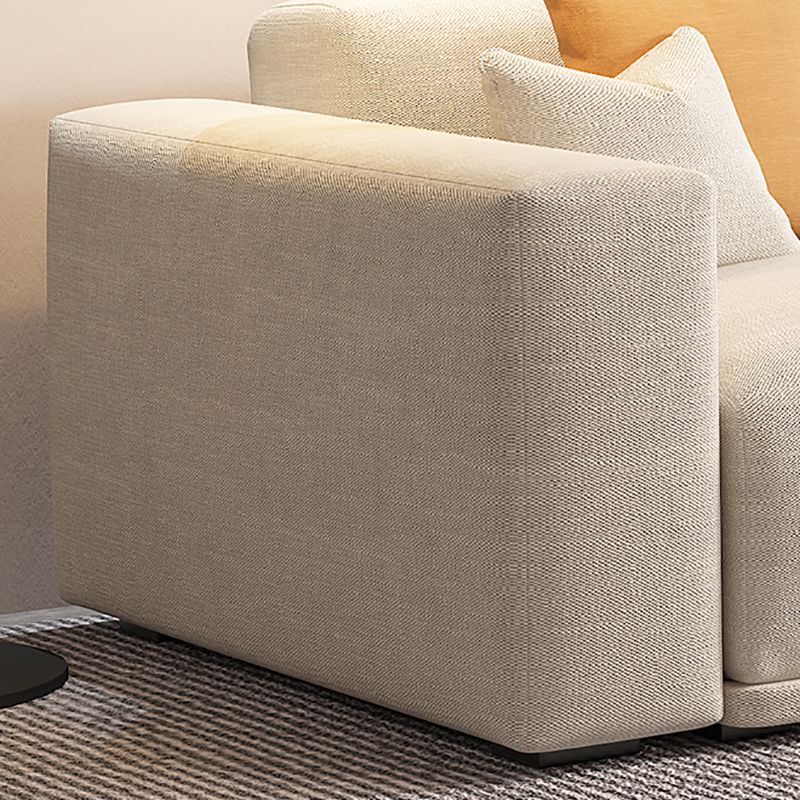 30" High Square Arm Modern Standard Sofa with Tight Back for Living Room, Apartment