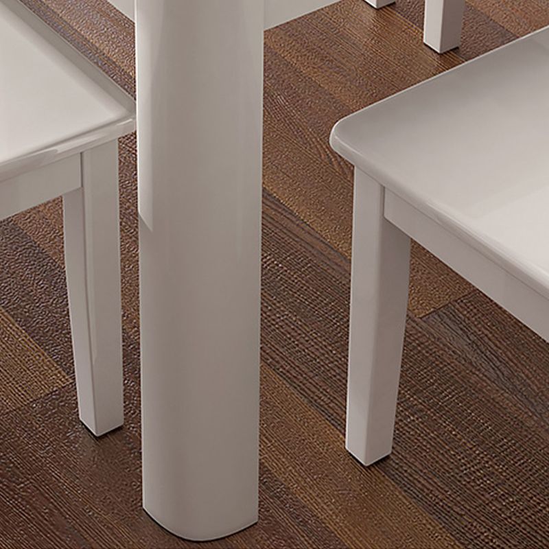 Rectangle Dining Room Table Solid Wood Base Dining Room Dinner Kitchen Table
