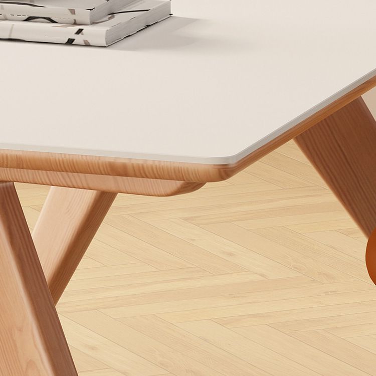 Modern Style Dining Table Stone 4 Legs Table for Dining Room