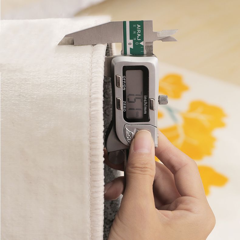 Yellow Modern Carpet Polyester Lemon Carpet Non-Slip Backing Carpet for Living Room