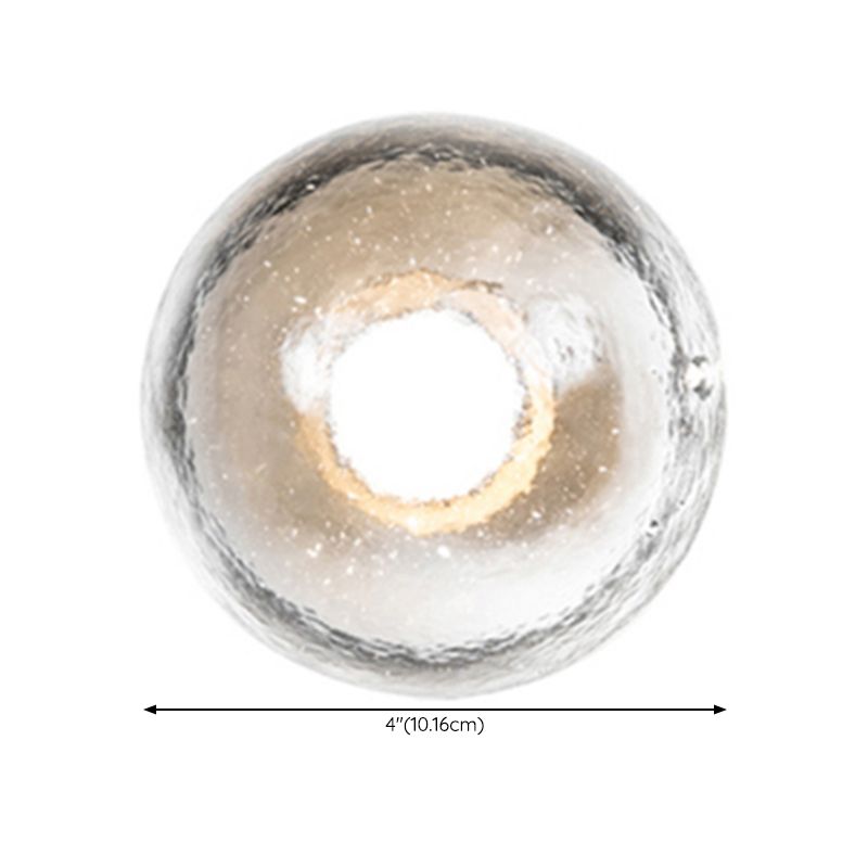 Simple Round Wall Sconce Waterproof LED Sconce Light Fixture for Courtyard