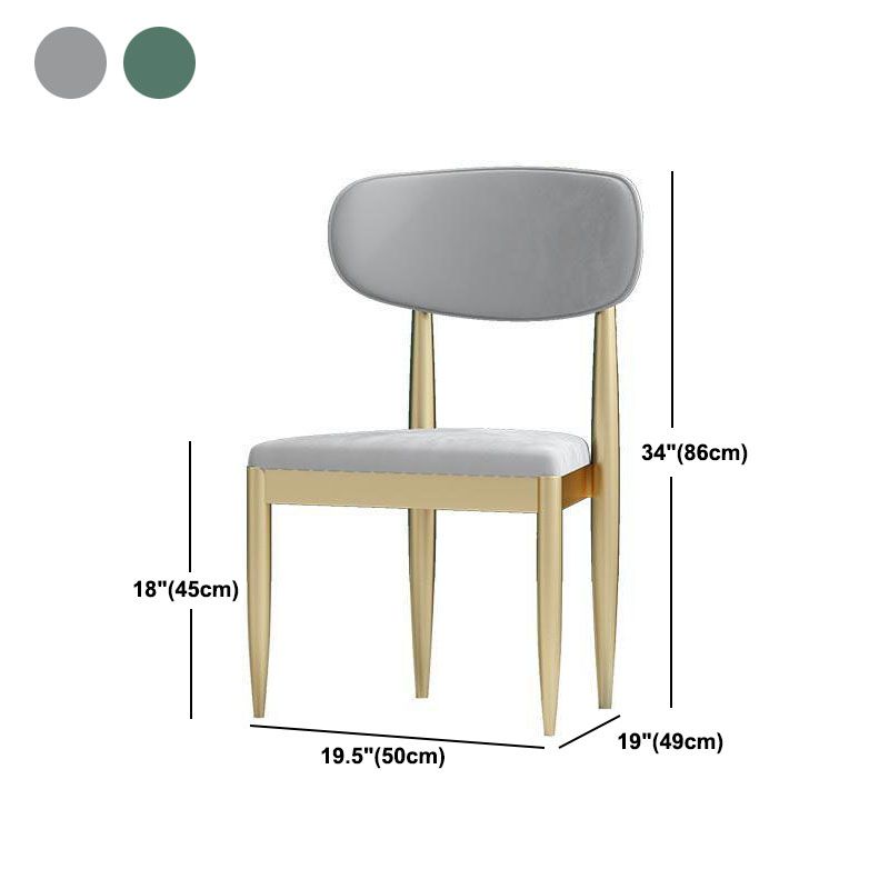 Glam Style 1/5 Pieces Dining Set Rectangle Stone Table Kitchen Set for Dining Room