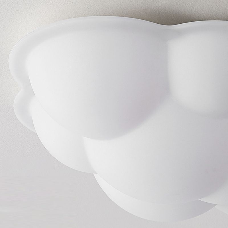 Modernism Flush Mount White LED Ceiling Light Fixture for Bedroom