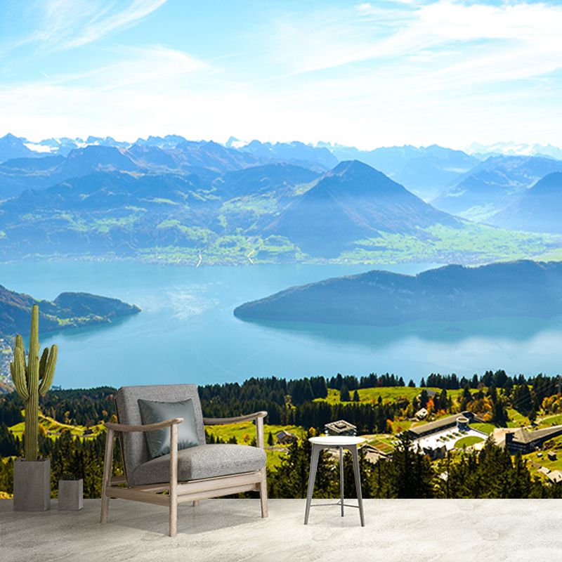 Photography Environment Friendly Mural Wallpaper Mountains Bedroom Wall Mural