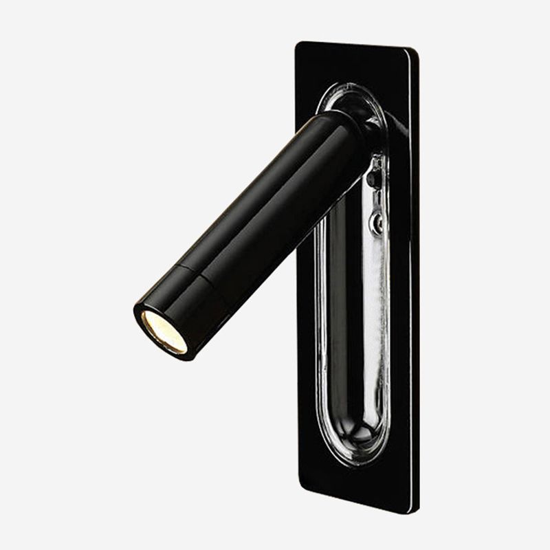 Minimalism Embedded LED Wall Light Modern Style Metal Bedside Reading Lamp for Bedroom