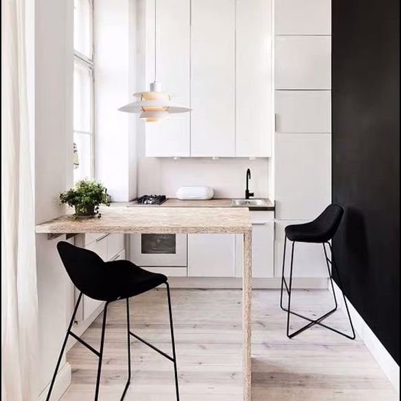 Aluminium nordique multi-couleurs en option en aluminium Light Light 1-Light Minimism Lighting Forwing For Restaurant Cafe Shop