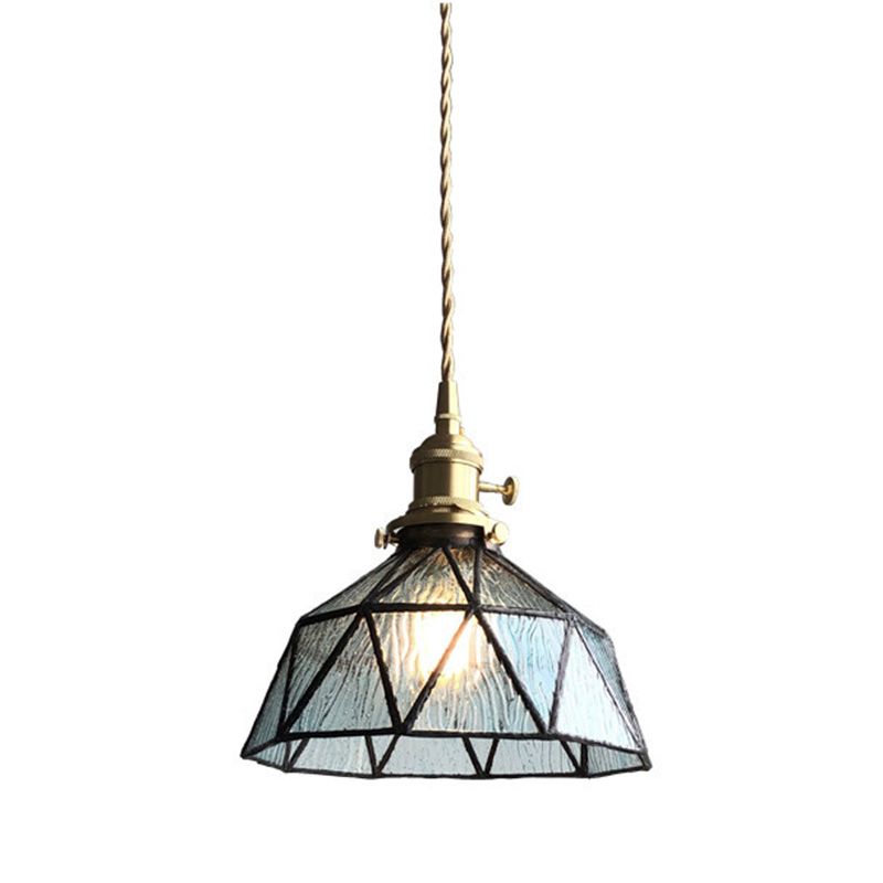 Industrial Down Candant Glass Hallway Appeding Sofriful Light with 1 Luce