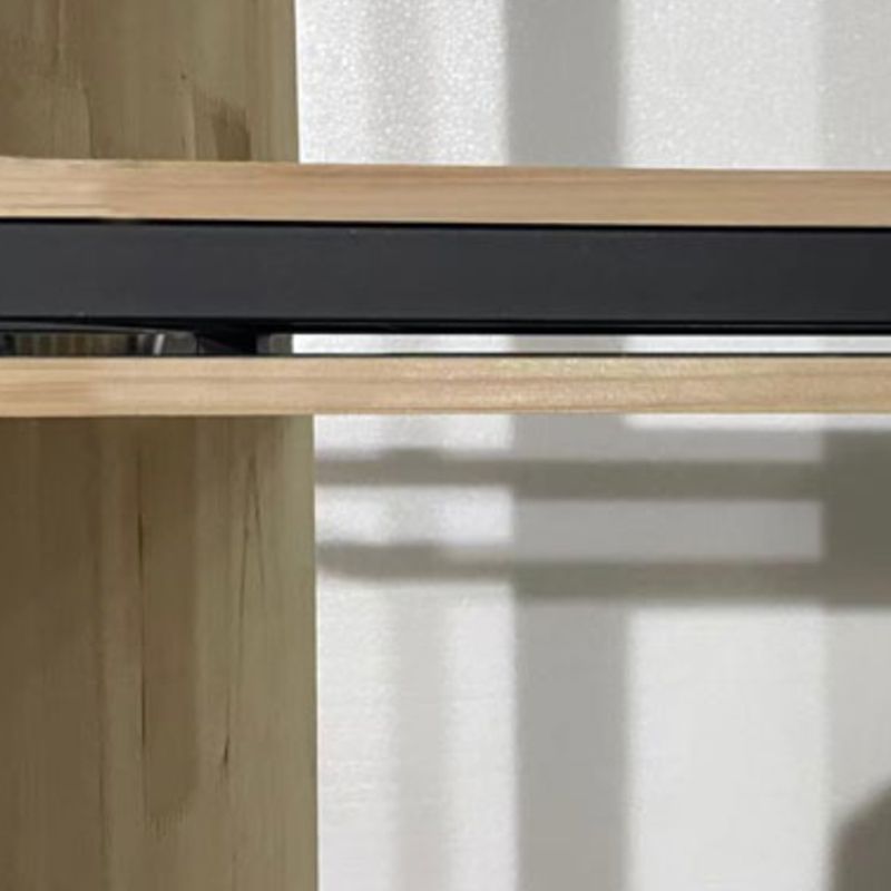 Wooden Wall Mounted Bookshelf Floating Industrial Bookcase with Shelves