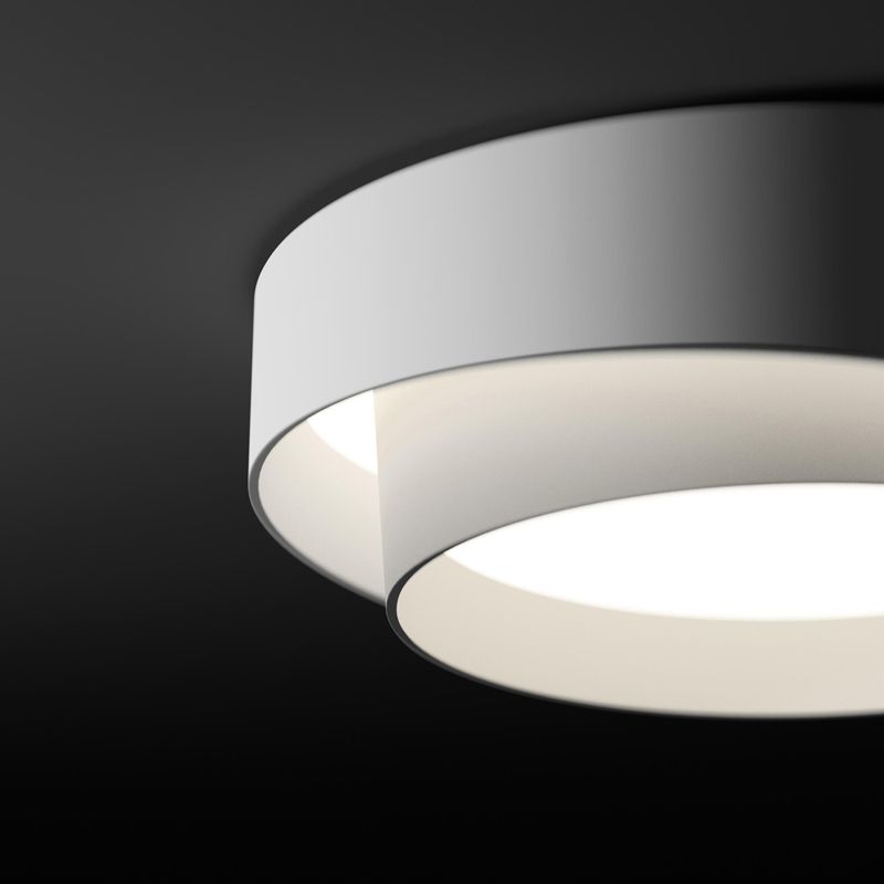Lacquered Iron LED Ceiling Light in Modern Minimalist Style Acrylic Circular Ceiling Fixture