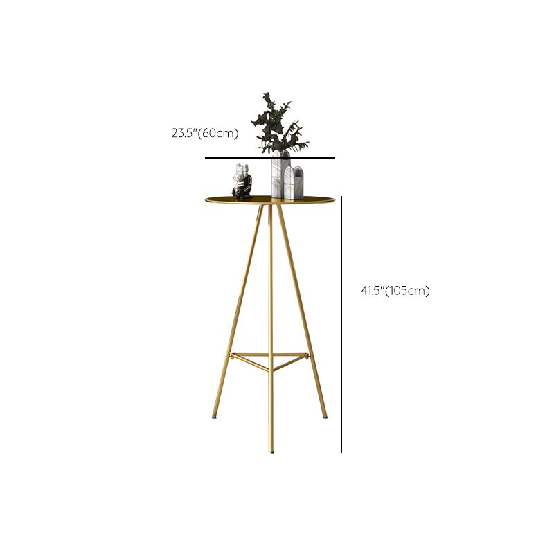 1/2/3/4 Pieces Contemporary Bar Set Round Bar Stool and Metal Table