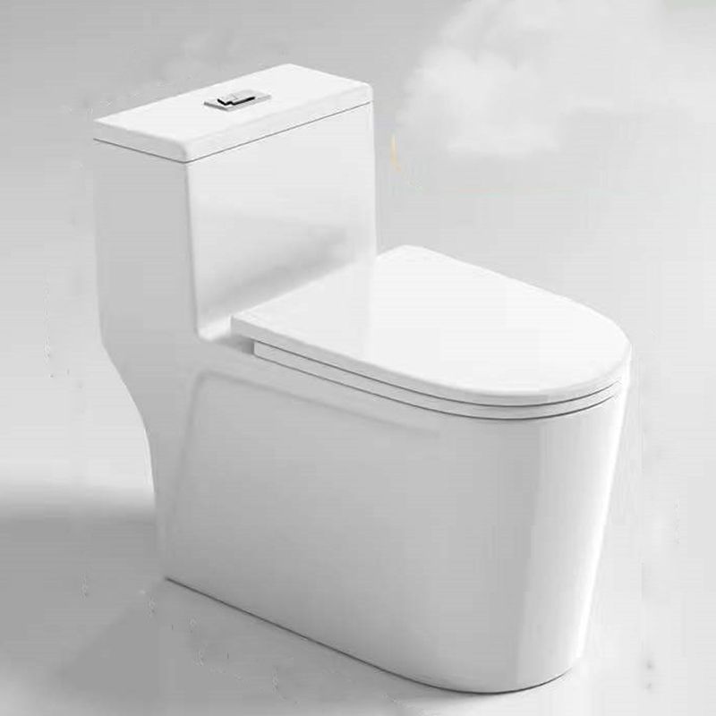 Contemporary All-In-One Flush Toilet Floor Mount Urine Toilet with Seat for Washroom