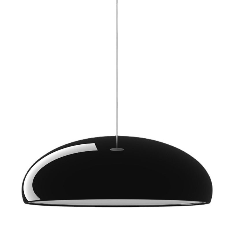 Macaron-stijl hangende verlichtingsarmatuur 1-licht hanglamp met aluminium voor woonkamer