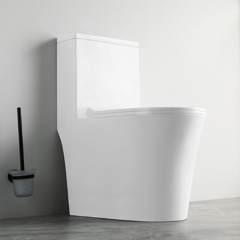 Contemporary Ceramic Flush Toilet Floor Mounted Toilet Bowl for Bathroom