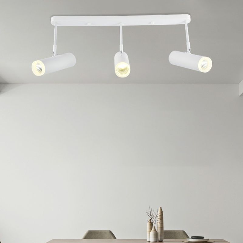 Luce a soffitto tubolare in metallo illuminazione a sospensione a LED moderna per soggiorno